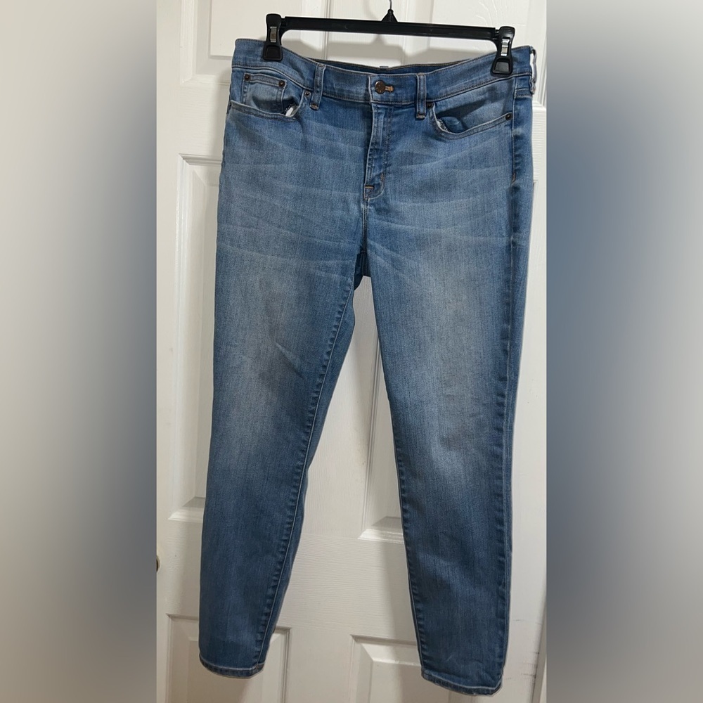 J Crew Stretch Jeans Womens 32x28 Medium Wash Classic Fit‎ Casual Everyday